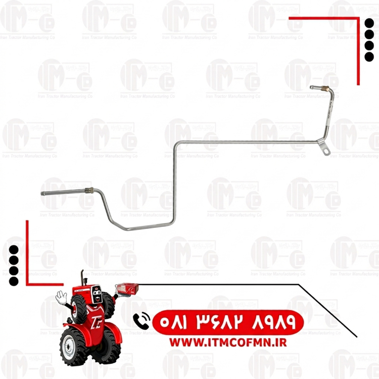 لوله سوخت از پمپ تغذيه پمپ انژكتور خطي 399 به فيلتر شرکتی(ت ث ث)