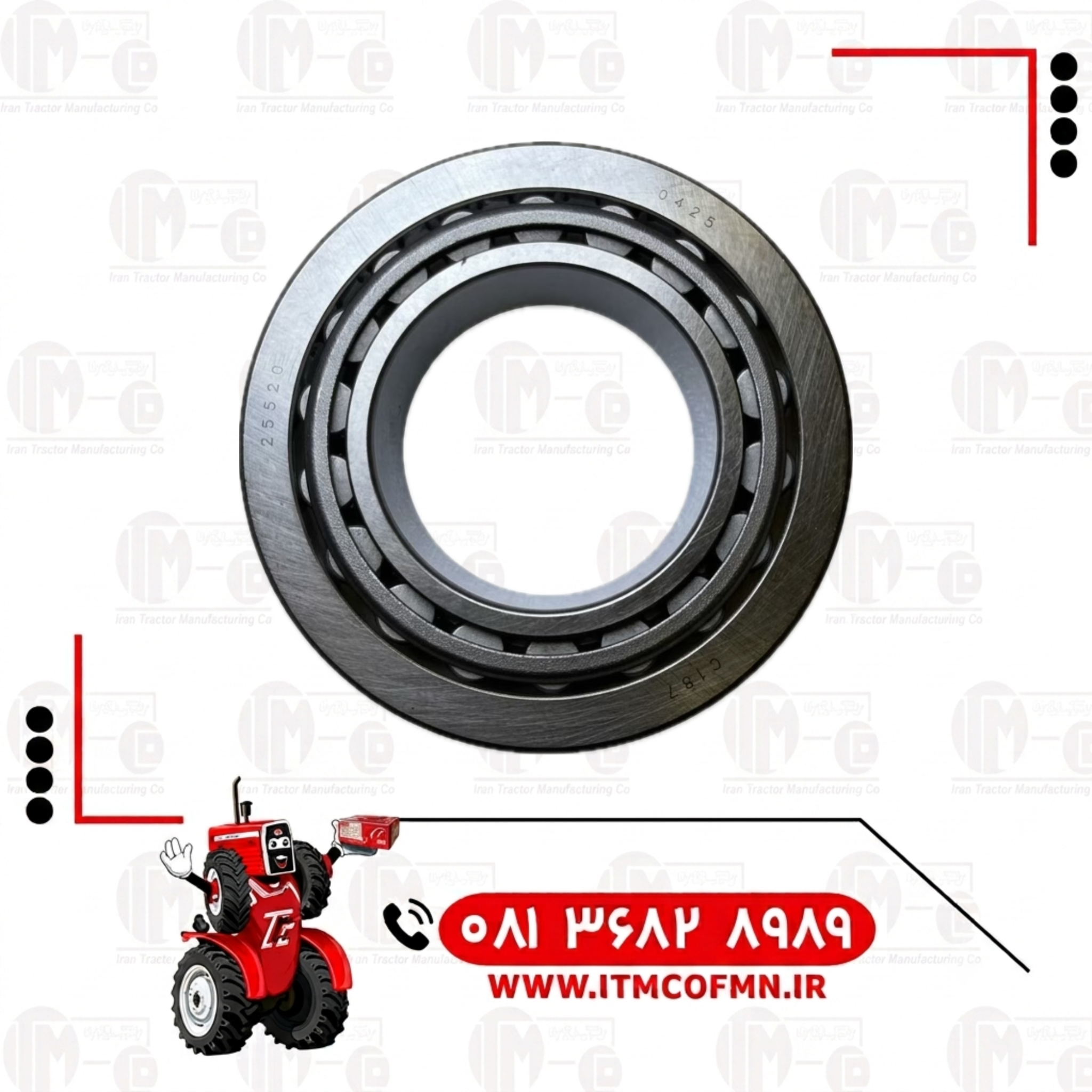 بلبرینگ کامل بزرگ توپی چرخ جلو شرکتی (ت‌ث‌ث)